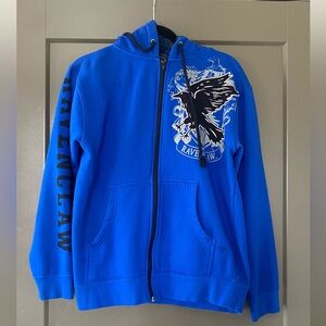 Universal Studios Ravenclaw Blue Hoodie with Black Graphic